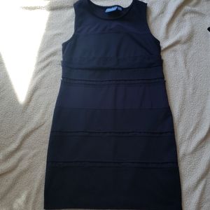 PETITE VERA WANG BLUE PENCIL DRESS
